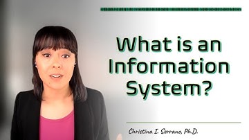 What is an Information System?
