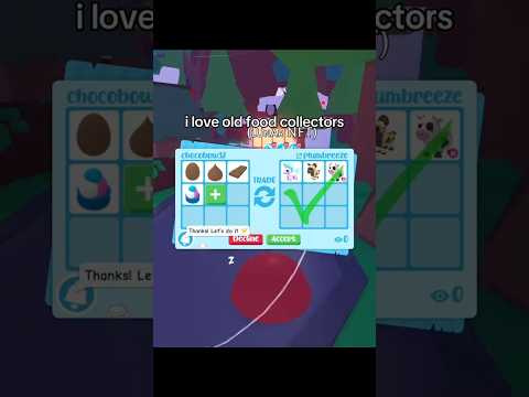 Old food collectors always overpay!! #roblox #adoptme #adoptmeroblox #adoptmetrades #adoptmetrading