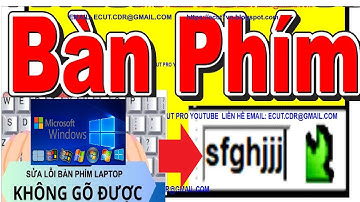Khắc Phục Lỗi Không Gõ Được Chữ, Không Dùng Được Phím Tắt Trên Windows 7, 8, 10, 11
