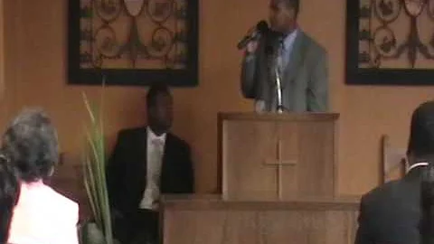 Min. Edmond Bridges Preaching his first message Su...
