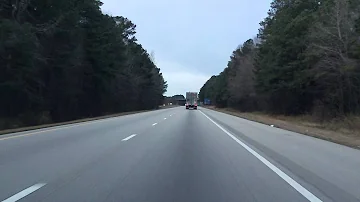 Interstate 95 - North Carolina (Exits 127 to 119) southbound