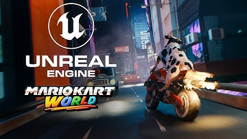 Mario Kart Cow Takes On the City | Unreal Engine 5 Animation