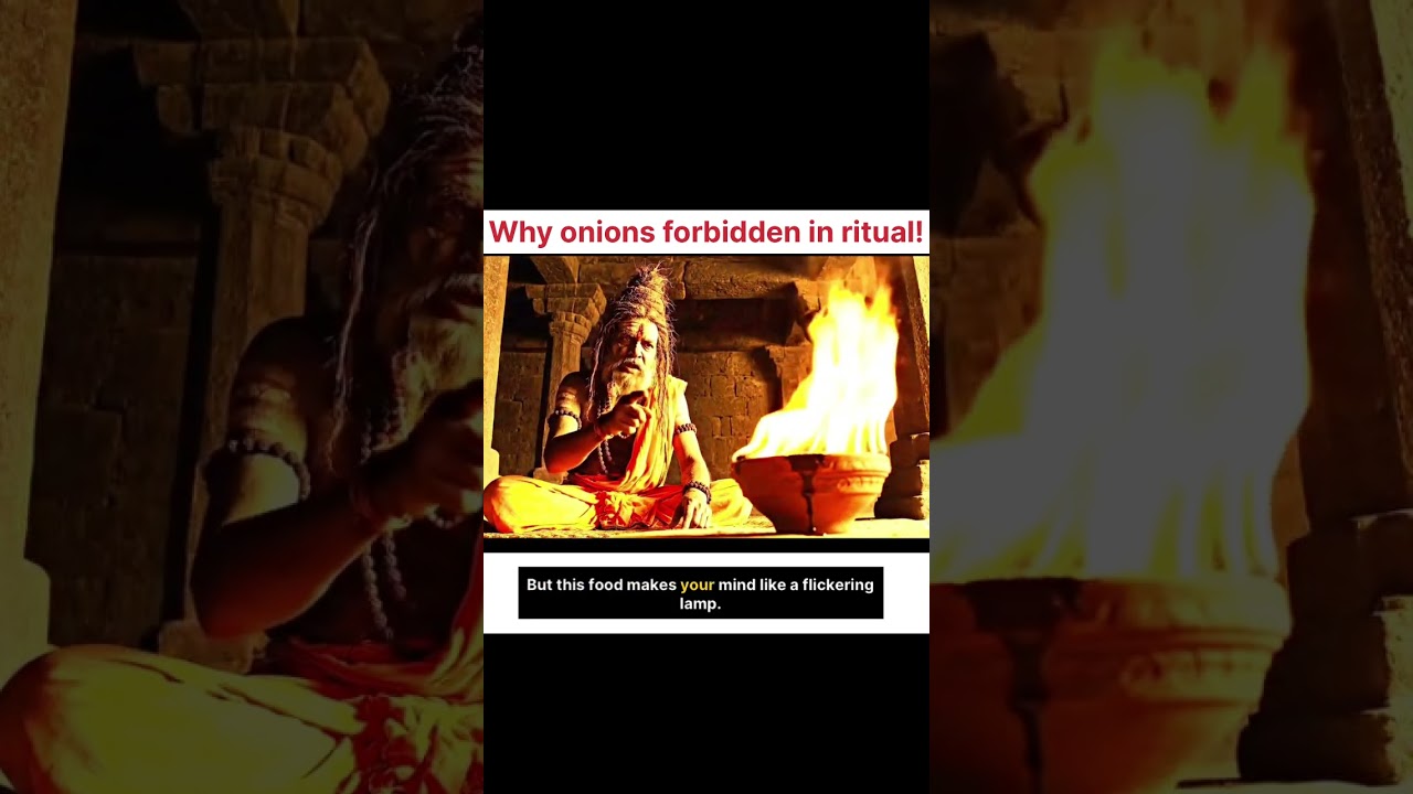 Science behind Why onions forbidden in rituals ! 