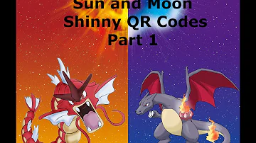 Pokemon Sun and Moon Shiny QR Codes Part 1