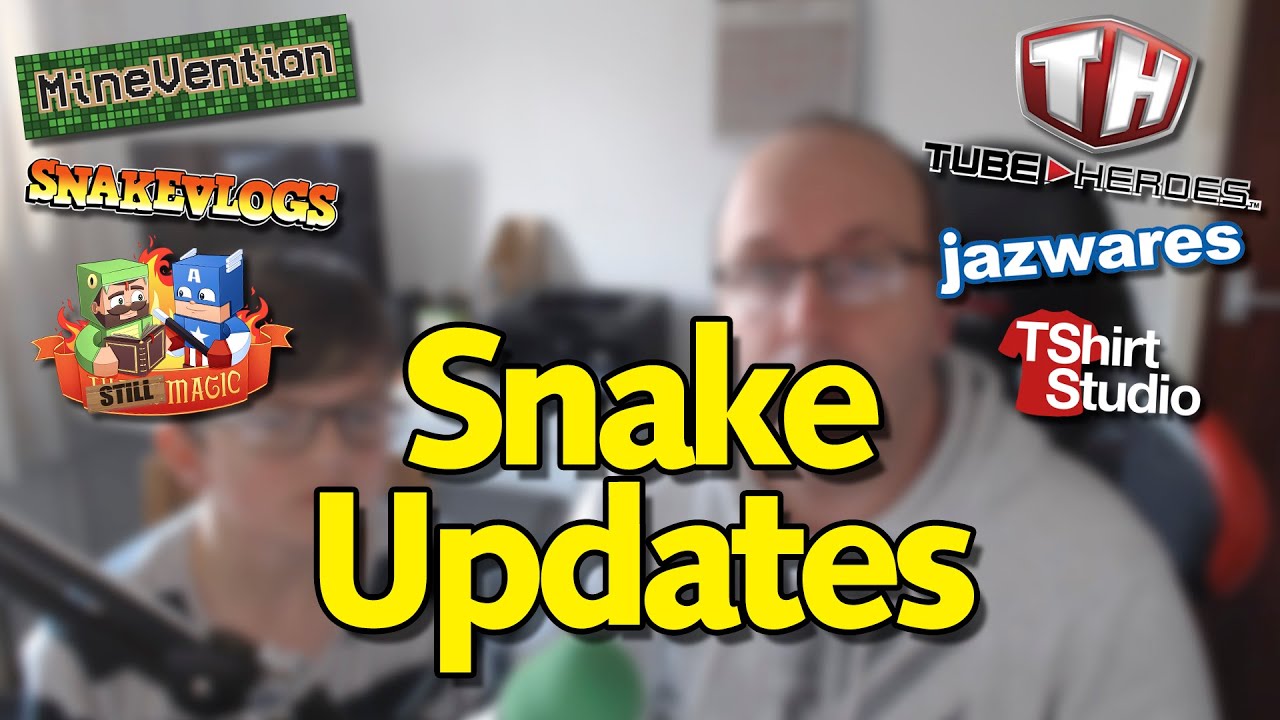 Snake Updates (November 2015) - NEW CHANNEL & MERCH, MINEVENTION, TUBE HEROES & MORE!