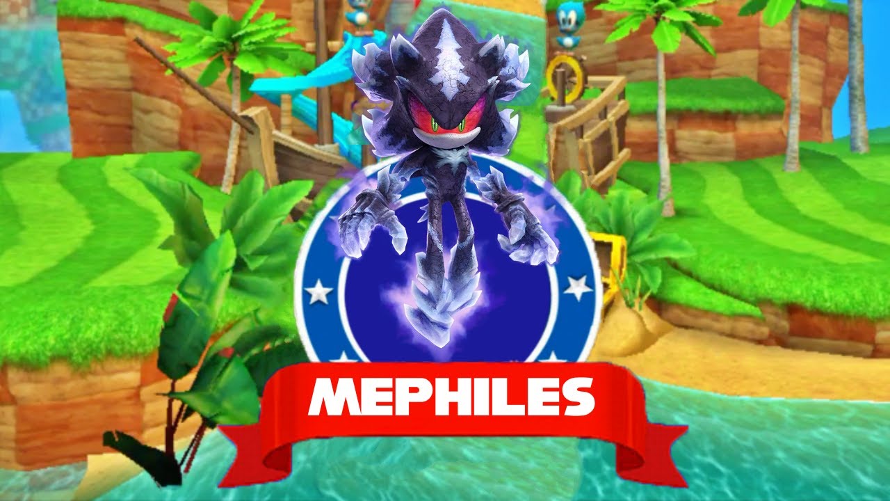 Sonic Dash - Mephiles the Dark New Character Unlocked & Fully Upgraded ...