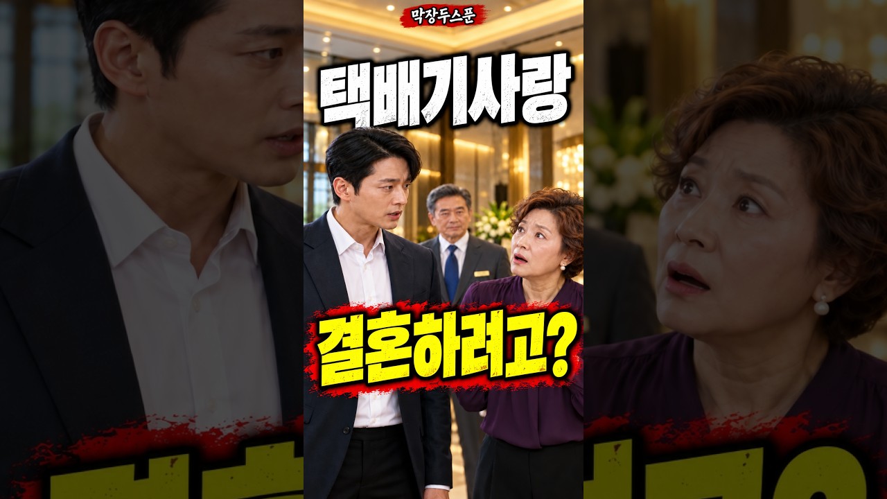 “택배기사랑 결혼은 안 돼!” 정체를 알자 돌변한 예비 장모