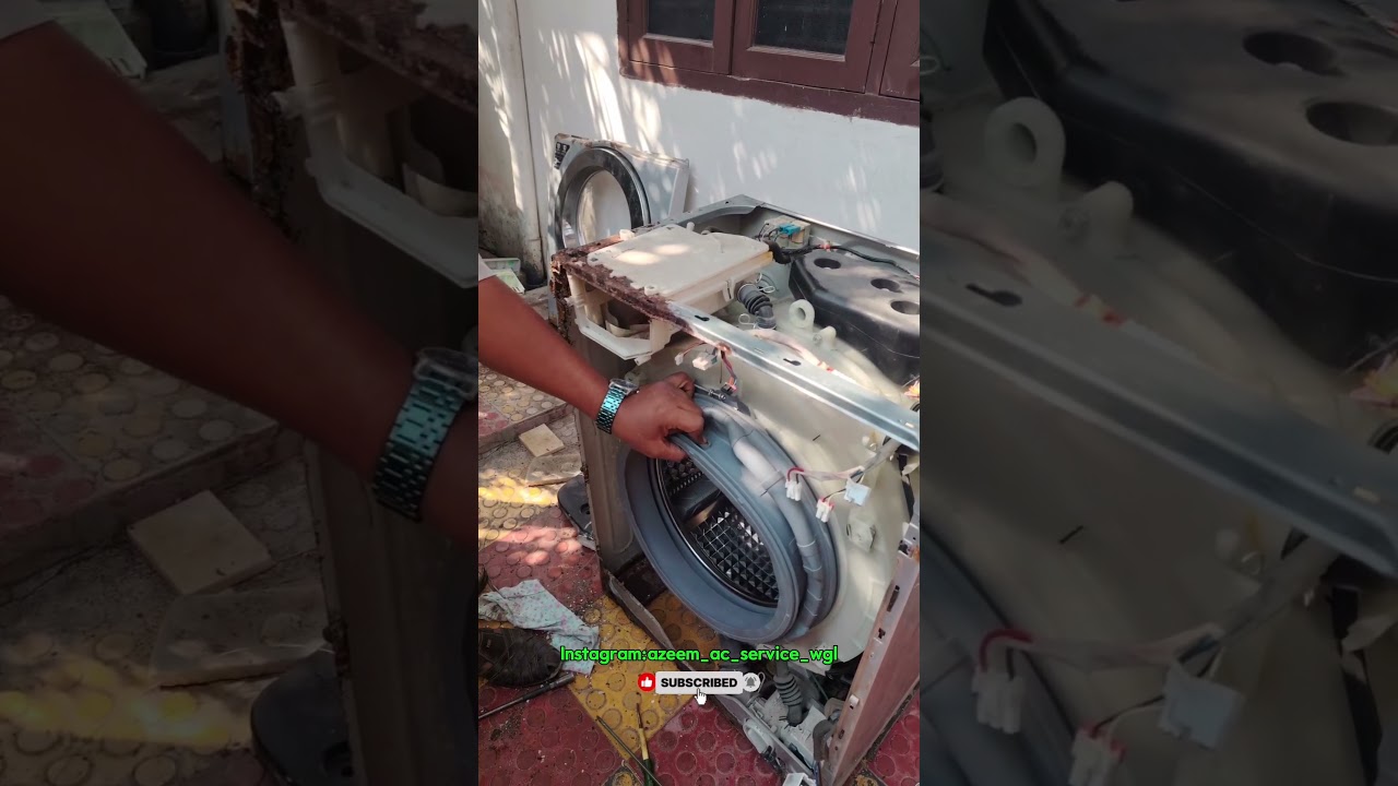 Samsung front load washing gasket charging 