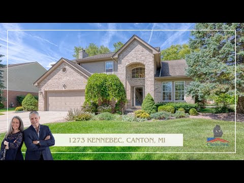 1273 Kennebec, Canton, MI home video tour