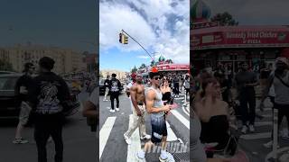 Crowd Move Through Bronx Corner After the Dominican Day Parade 🇩🇴 #nyc