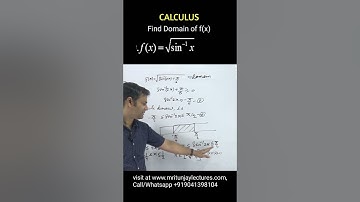 1.01 How can Find Domain of any Function #shortsvideo #shorts
