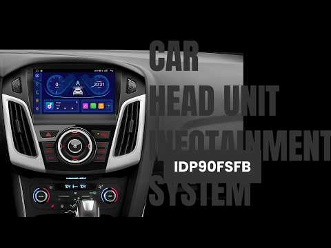 XTRONS IDP90FSFB: 9" Android Head Unit for Ford Focus 2012-2017 | 4G LTE & Wireless CarPlay & DSP