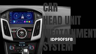 XTRONS IDP90FSFB: 9" Android Head Unit for Ford Focus 2012-2017 | 4G LTE &amp; Wireless CarPlay &amp; DSP