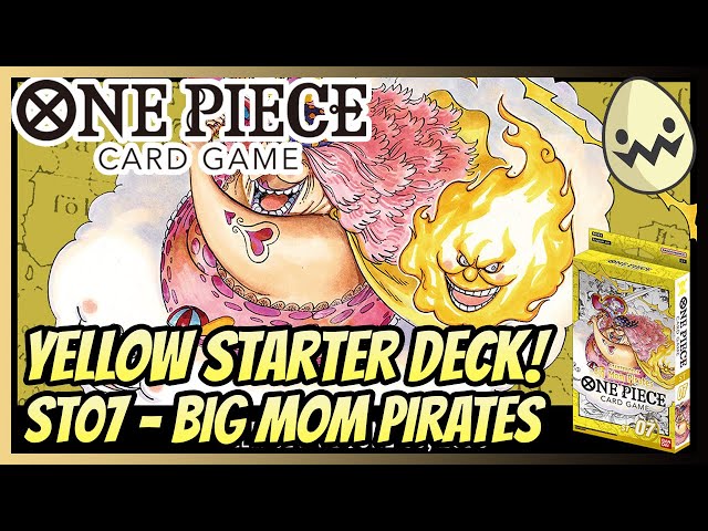 One Piece Card Game: Yellow Starter Deck! Big Mom Pirates! - YouTube One Piece Card Game: Yellow Starter Deck! Big Mom Pirates! - YouTube