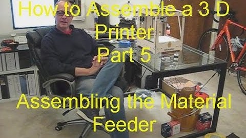 Ultimaker Original Plus - How to Assemble a 3 D Printer - Part 5