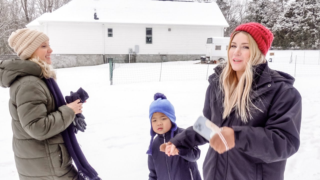 SNOWED IN at Our Friend's House! ❄️❤️