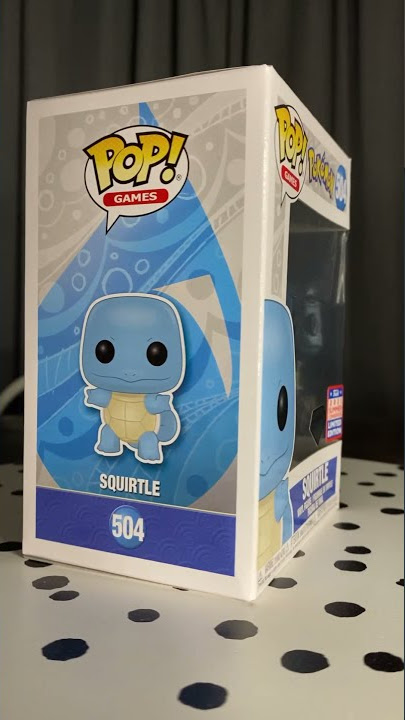 Funko Pop Diamond Squirtle 2021 Summer Convention Exclusive