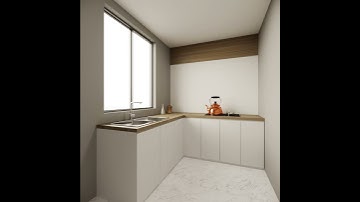 3dsmax Animation Interior Ideas Kitchenset Design #Shorts