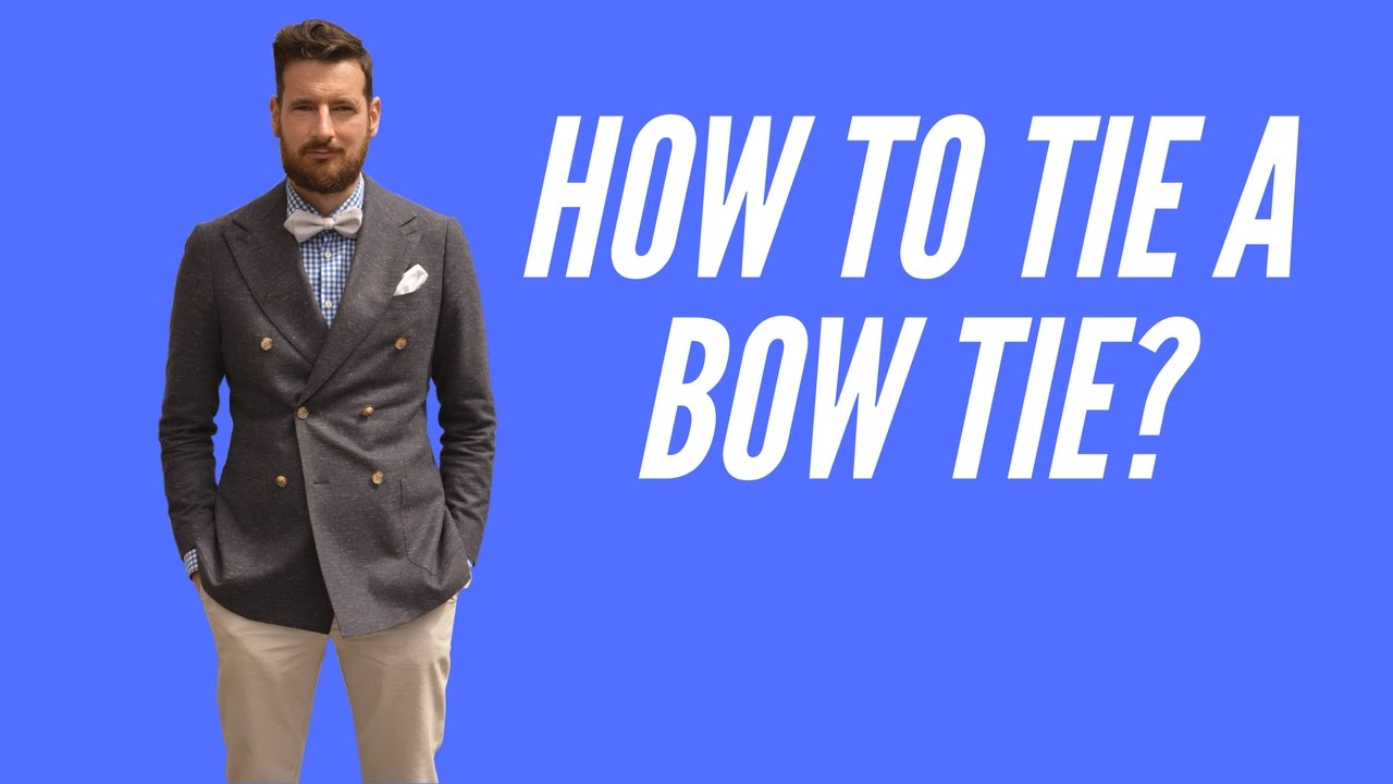 How to tie your own bow tie - 4 easy steps 🎀
