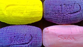 ASMR soap.crunchy crystal cleared sound.Soap Cutting|crushing soap.Satisfying Video|211.soap asmr tv