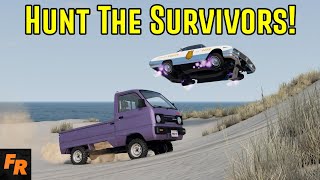 Hunt The Survivors!  Hover Car Chases  BeamNG Drive