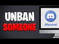 How To Unban Someone On Discord [FAST METHOD 2023]