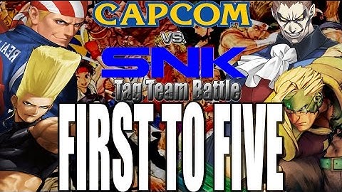 Capcom vs SNK Tag Team M.U.G.E.N: First To Five (Benimaru & Billy) vs (Demitri & Nash)