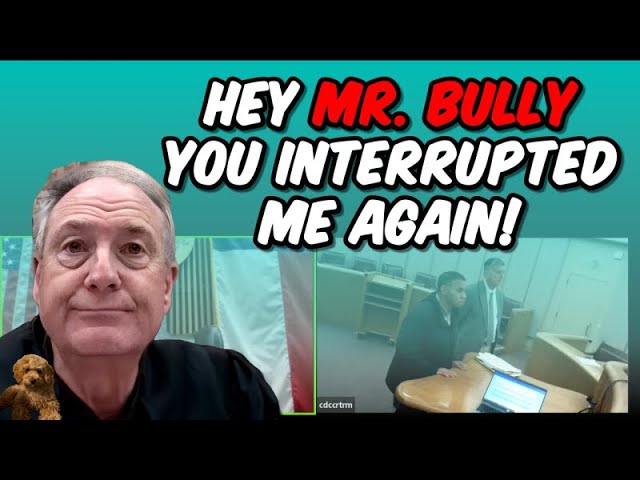 Judge Stevens put Mr. Bully in his place at Sentencing for Repeated DV