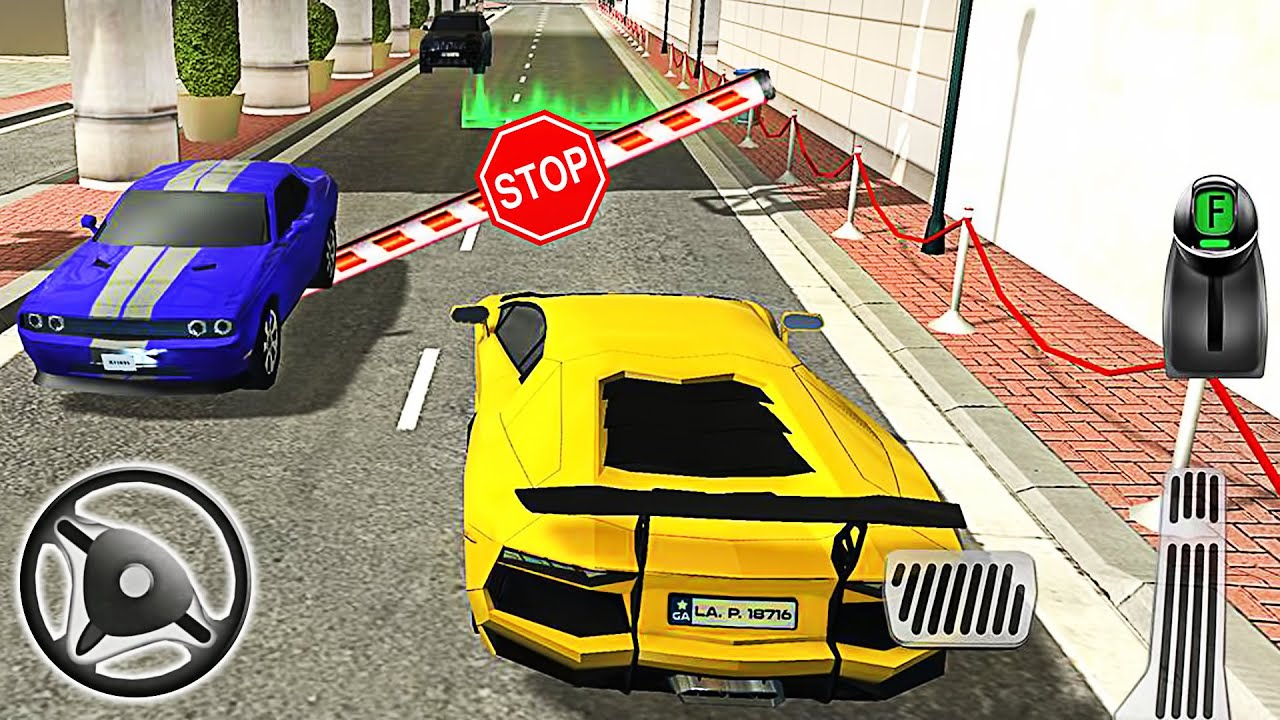 Sports Car Test Driver Monaco Multi Level Parking Drive Best