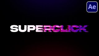 After Effects Tutorial - Glitch Text Animation in After Effects