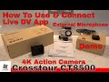 How To Use The Crosstour CT8500 & Connect To Live DV App & Demo External Microphone