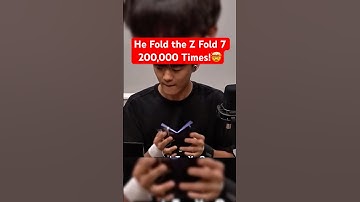 Can the Galaxy Z Fold 7 Survive 200,000 Folds?