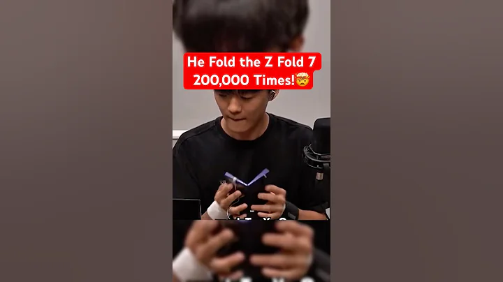 Can the Galaxy Z Fold 7 Survive 200,000 Folds? thumbnail