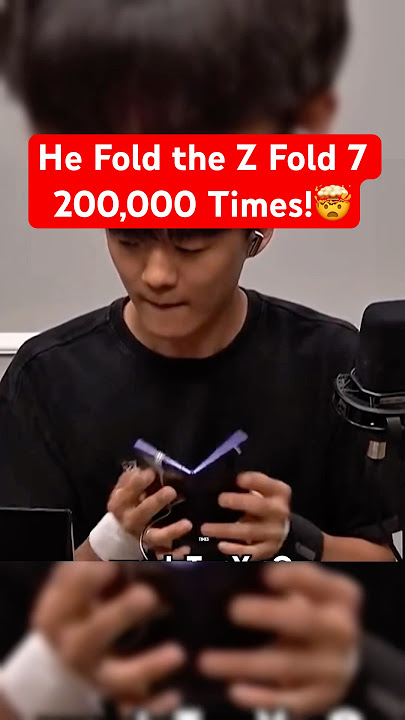 Can the Galaxy Z Fold 7 Survive 200,000 Folds?
