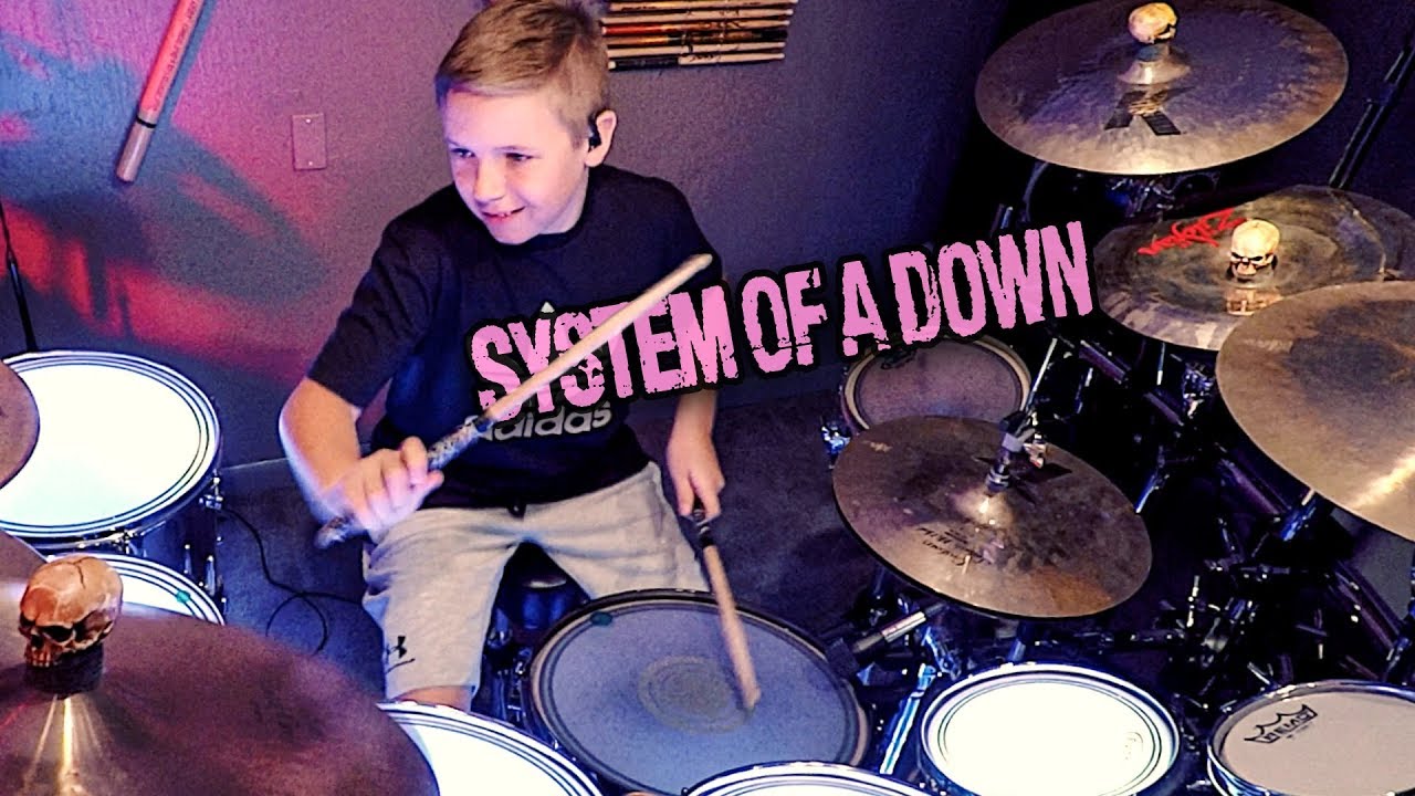 TOXICITY - SOAD (10 year old Drummer) Drum Cover
