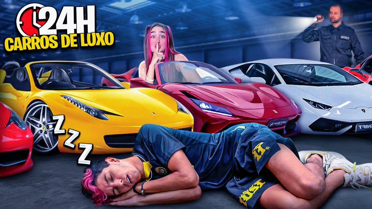 PASSEI A NOITE EM UMA LOJA DE CARROS DE LUXO *Fui pego ?