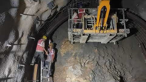 Rib erection work in tunnel |NATM method