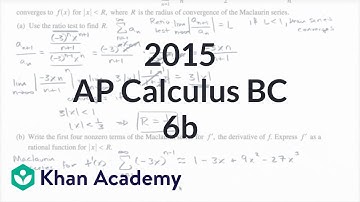 2015 AP Calculus BC 6b | AP Calculus BC solved exams | AP Calculus BC | Khan Academy