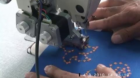 Richpeace High Speed Dual Sequin Mending Machine video