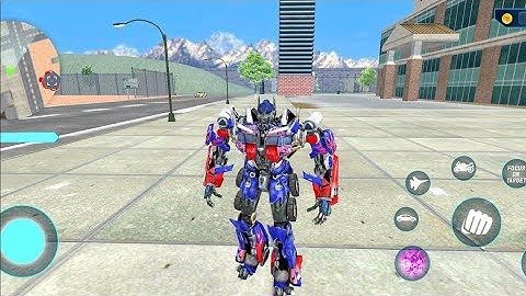 Optimus Prime Jet Car Bike Transformation Robot Game 2026 New Update - Android Gameplay