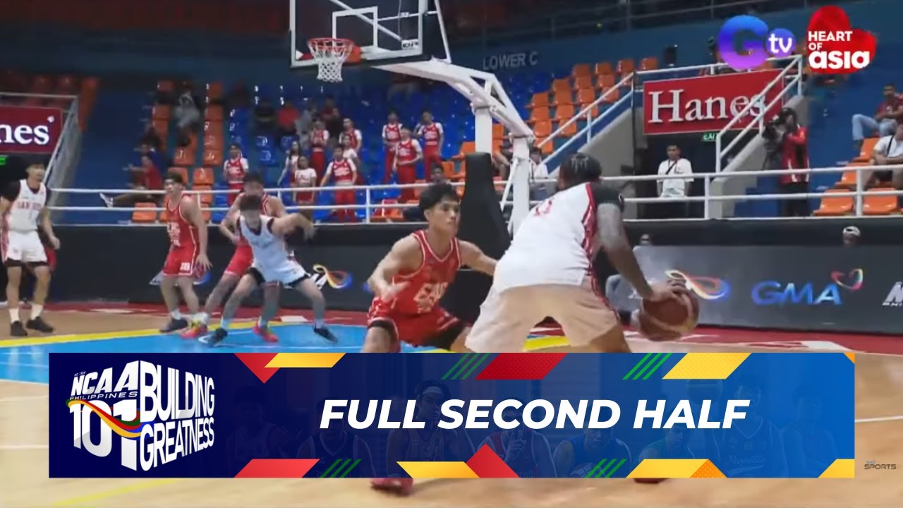 FULL SECOND HALF - San Beda Red Lions vs EAC Generals | NCAA Season 101