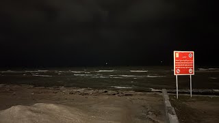 Beautiful Waves ? at Anjafa Beach Salwa with Rana’s Universe ? is live