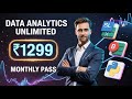 🔥 Data Analytics Unlimited – Monthly Pass (₹1299) 🚀