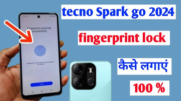 tecno spark go 2023 me fingerprint kaise lagaye | how to set fingerprint tecno spark go 2023