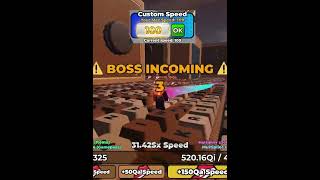 1 Speed vs 1000 Speed Boss level😈 +1 Speed Escape Keyboards 🙈 #roblox