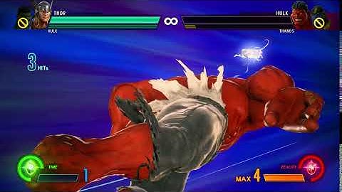 MARVEL VS CAPCOM: THOR VS RED HULK