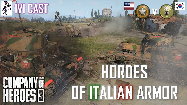 CoH3 1v1 Cast | asdqwe (DAK) vs theevilboiler (US)