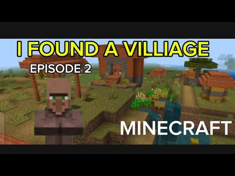 Minecraft episode 2 - I found a village (Tagalog) - YouTube