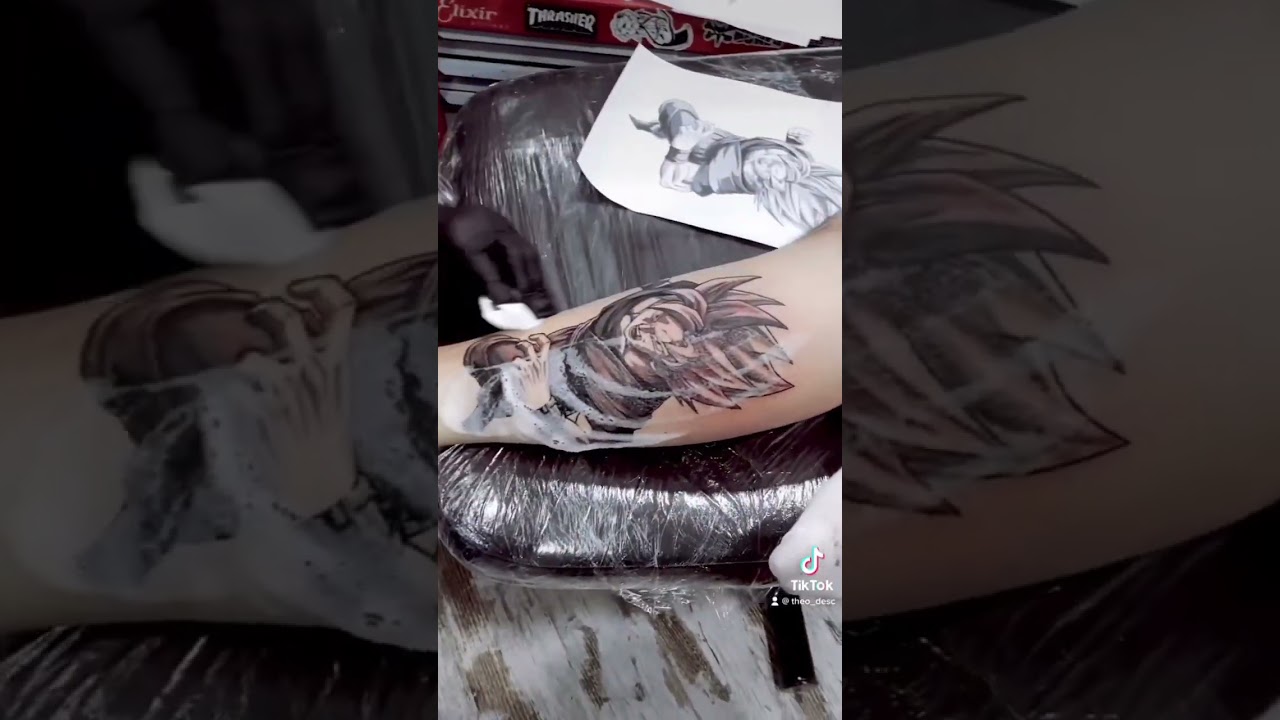 Songoku - Dragon ball Tattoo 