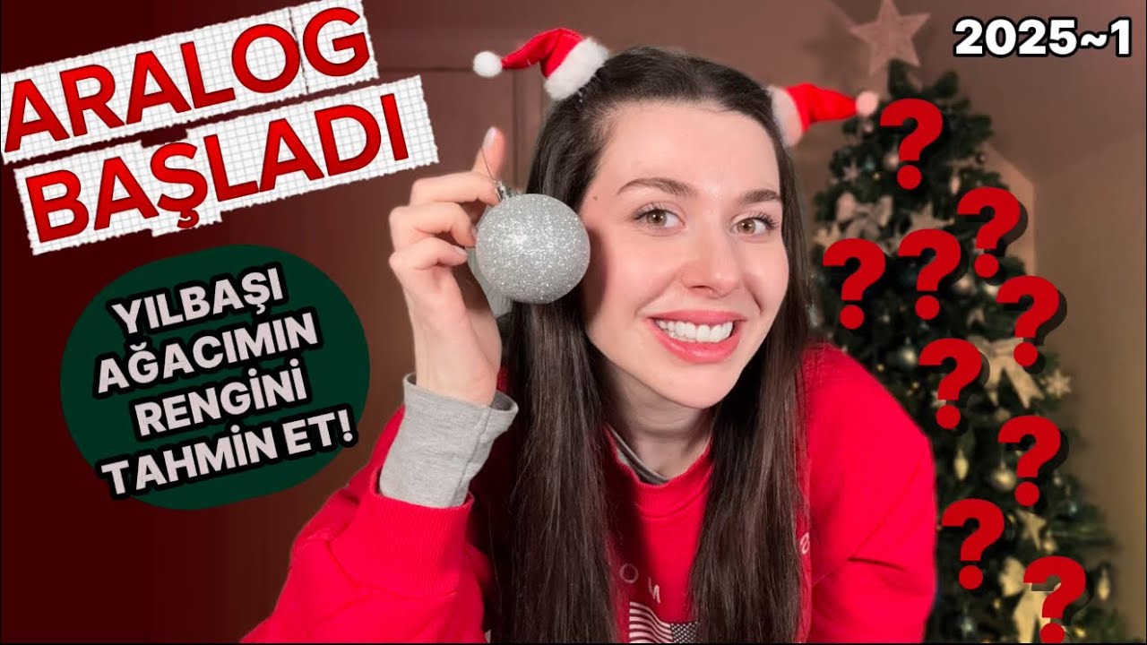 KANADA’DA İLK YILBAŞI AĞACIMI KURUYORUM🎄AĞACIMIN RENGİNİ TAHMİN ET | ARALOG 2025~1